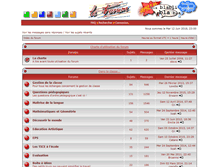 Tablet Screenshot of forum.ecole-primaire.org